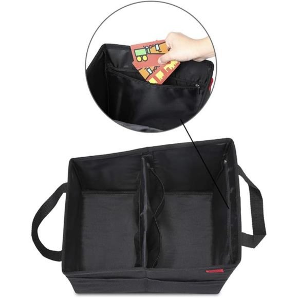 Car Seat Organizer - Passenger Seat Organizer,Collapsible Small Car Seat Storage - Picture 3 of 7